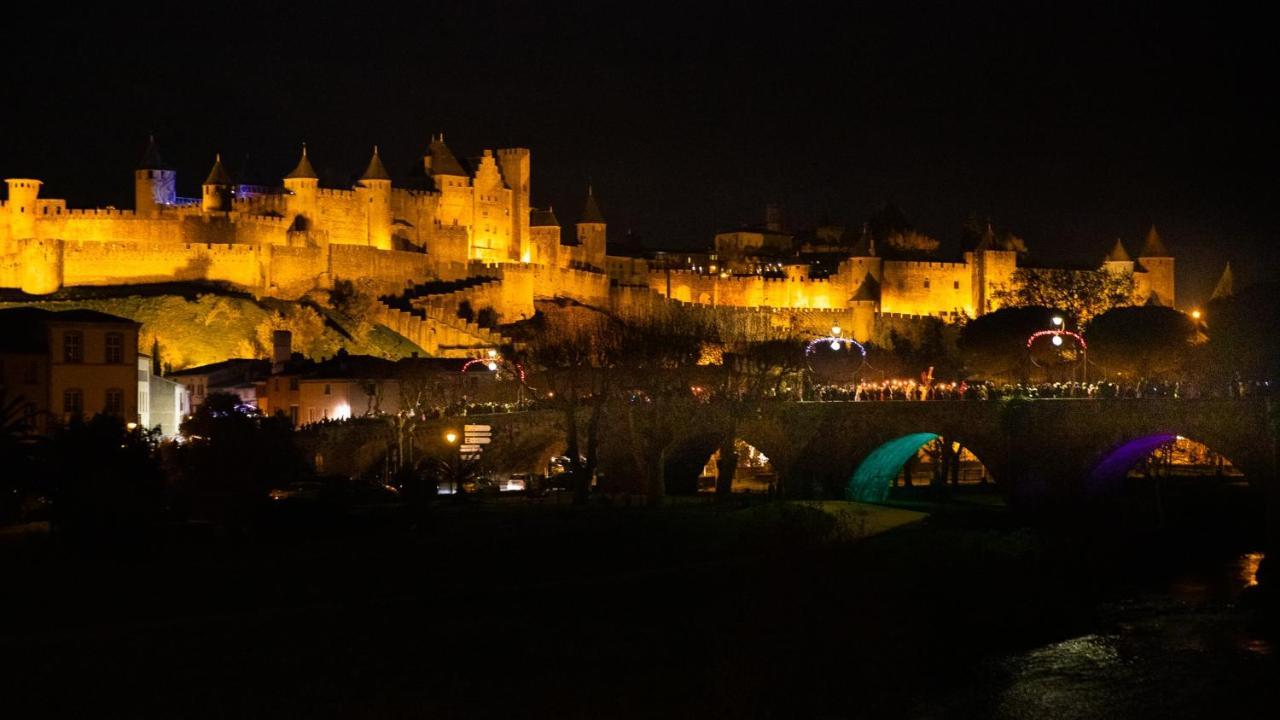 Tout Confort ! Calme, Climatisation, Vue Degagee, Ville ,Parking Gratuit, Ascenseur, Wifi Carcassonne Eksteriør bilde