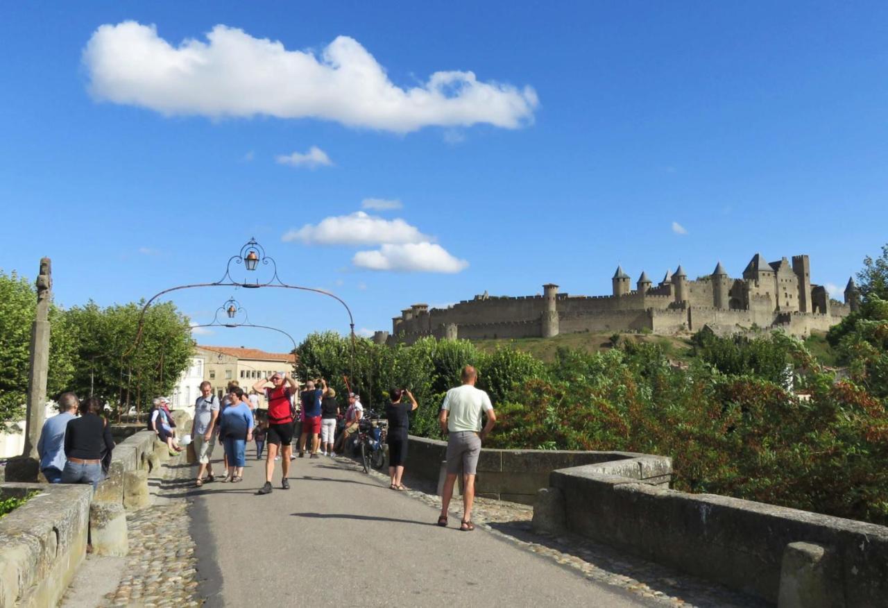 Tout Confort ! Calme, Climatisation, Vue Degagee, Ville ,Parking Gratuit, Ascenseur, Wifi Carcassonne Eksteriør bilde